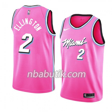 NBA Mænd Trøje Miami Heat Wayne Ellington 2 2018-19 Nike Lyserød Swingman NBA Mænd Trøje Miami Heat Wayne Ellington 2 2018-19 Nike Lyserød Swingman